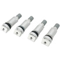 4PCS Tyre Pressure Sensor TPMS Stainless Steel Valve Stem Repair Kit Automobile Accessories For BMW 1 2 3 Series X1 X2 X3 Silver