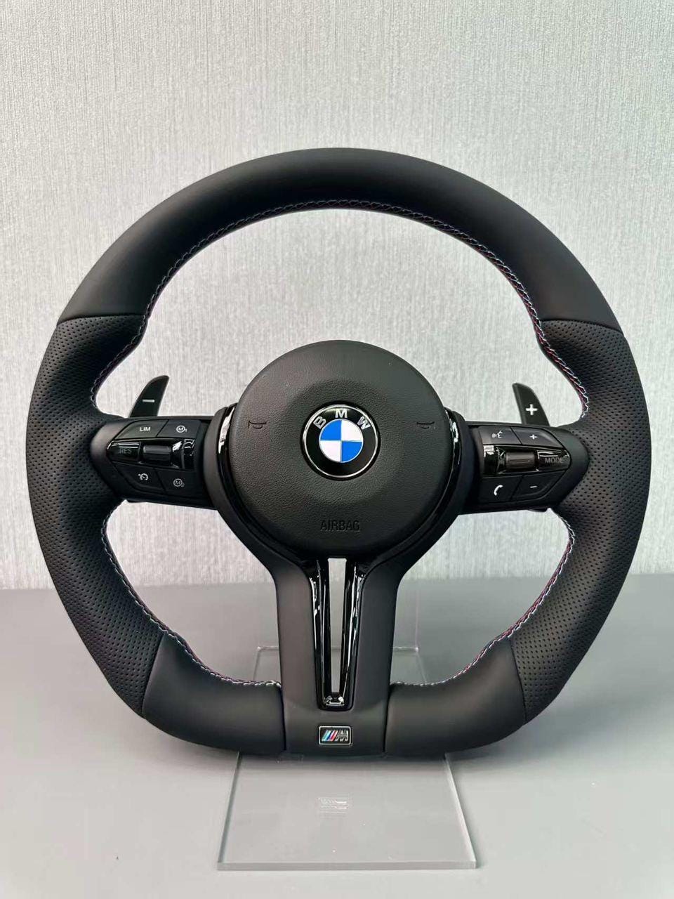Custom BMW F Series Steering Wheel – M Sport Flat Bottom | Carbon Fibre / Leather Options | Fits F20 F30 F32 F36