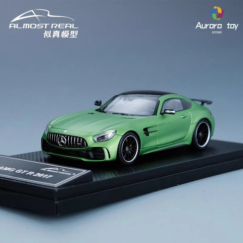 1/43 Almost Real Car Model Mercedes Benz AMG-GTR AR Alloy Car Model Simulation Room Display Cars Model Boy Custom Toy Gift