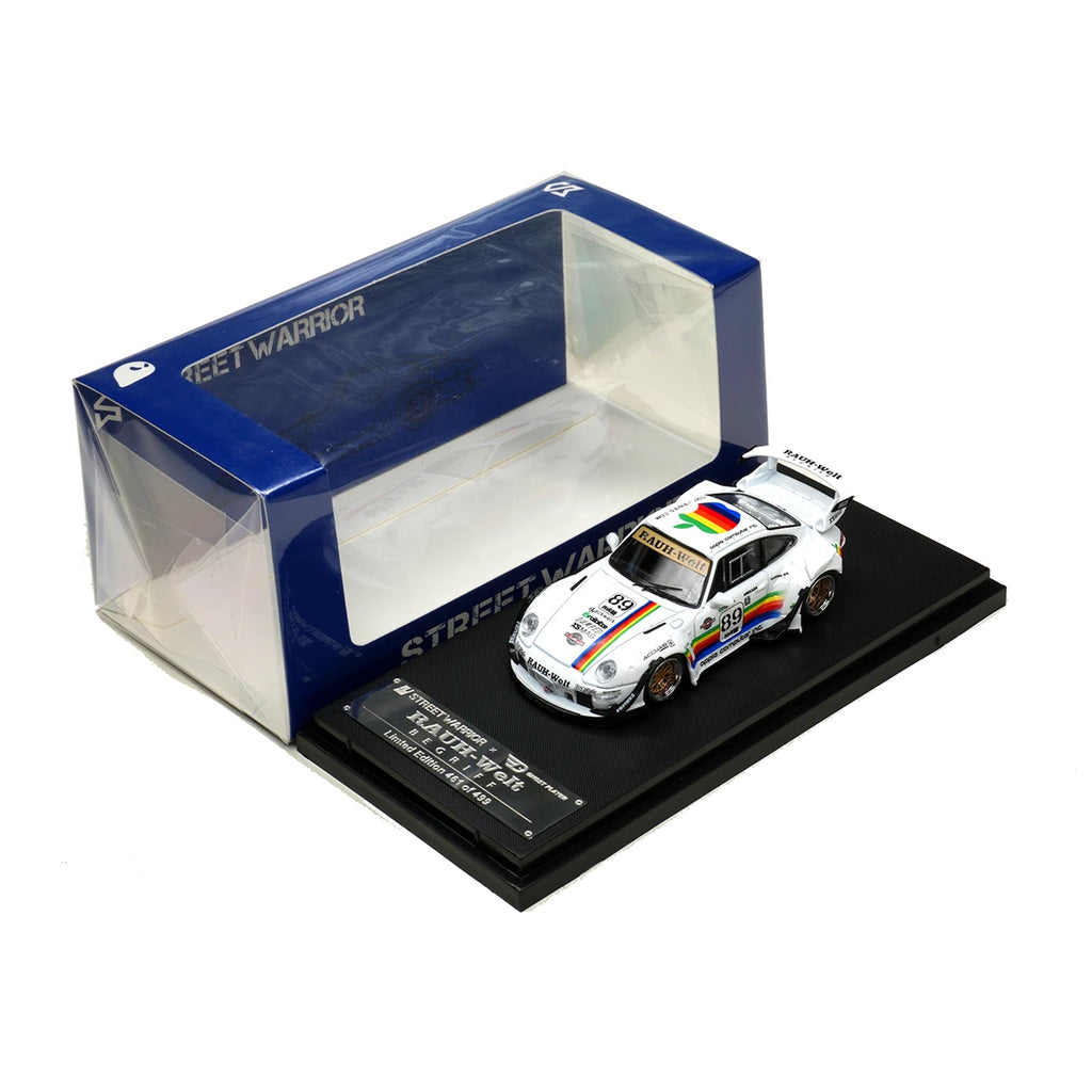 SW In Stock 1:64 RWB 993 Black Apple Diecast Diorama Car Model Collection Street  Warrior