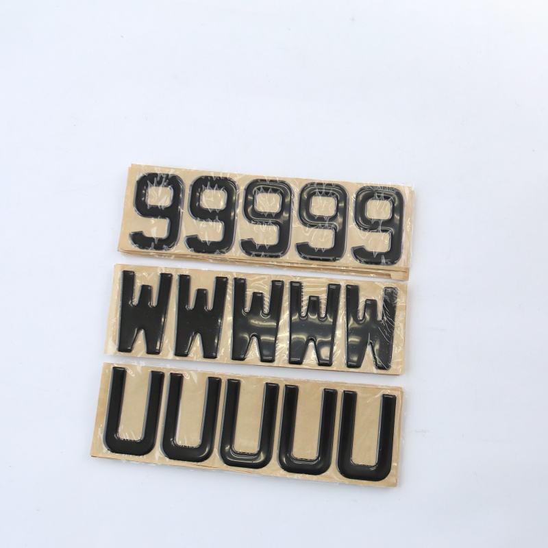  x175 DVLA Compliant Number Plate Digits –3D Gel, Premium Gel, 4D 3mm & Bevelled image 8