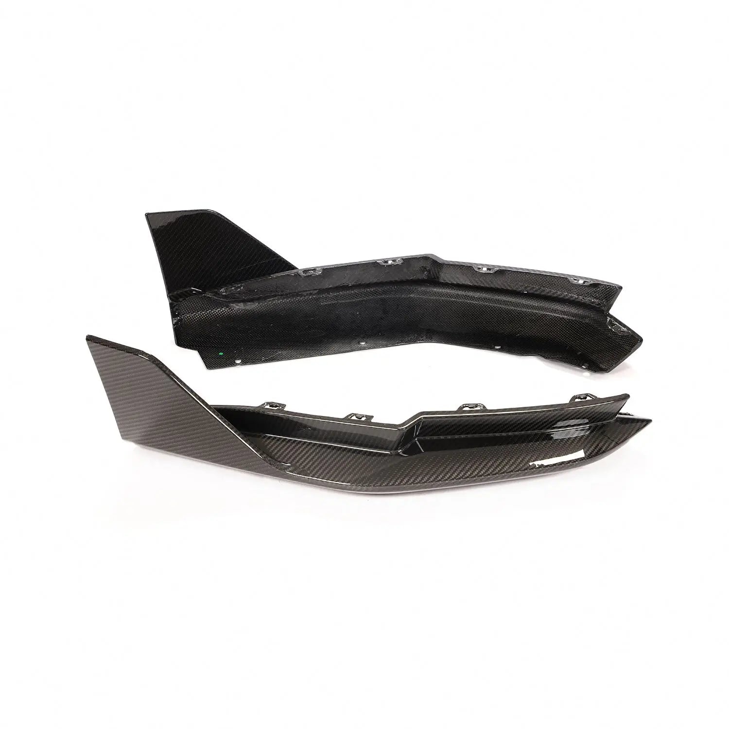 Modify Luxury 3Series G80 Dry Carbon Fiber Rear Bumper Aprons For BMW G80 M3 Sedan 4-Door 2021UP