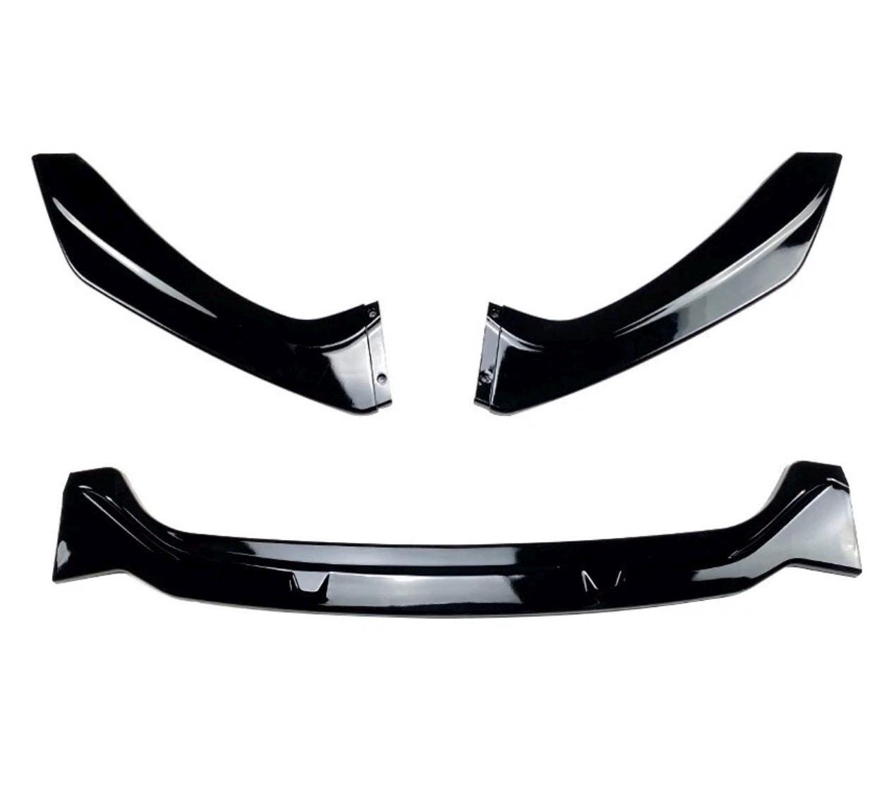 BMW 1 Series F20 F21 M Sport Gloss Black Front Lip Splitter (2015-2019)