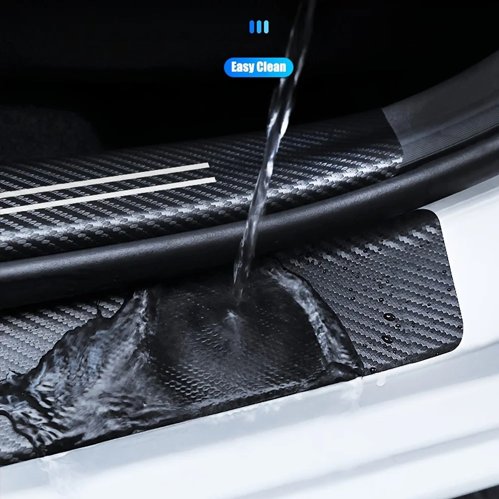 4pcs Carbon Fiber Sill Plate Stickers Guard Decals for Bmw Performance M 1 2 3 4 5 6 7 Series X1 X2 X3 X4 X5 X6 X7 Car Styling