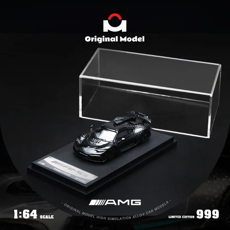 Original Model 1/64 Mercedes AMG One - Starlight Black Alloy Car Model Birthday Gift Boy Toy Desktop Decoration Collection