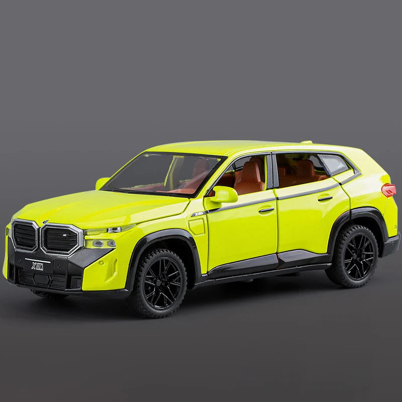 1:32 The XM SUV Alloy Sports Car Model Diecast Metal Toy New Energy Car Vehicles Model Simulation Sound and Light Childrens Gift