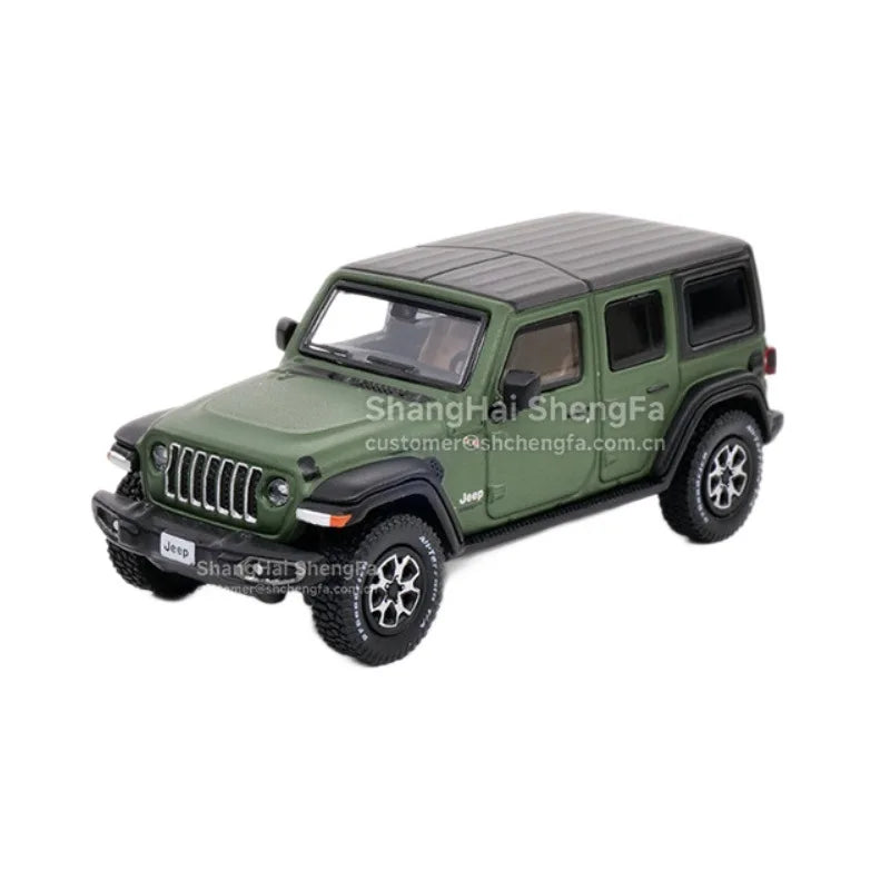 Smallcar 1:64 Jeep Wrangler Alloy Die-cast Model, Detailed Hardcore Off-Road Vehicle Replica for Collectors & Display
