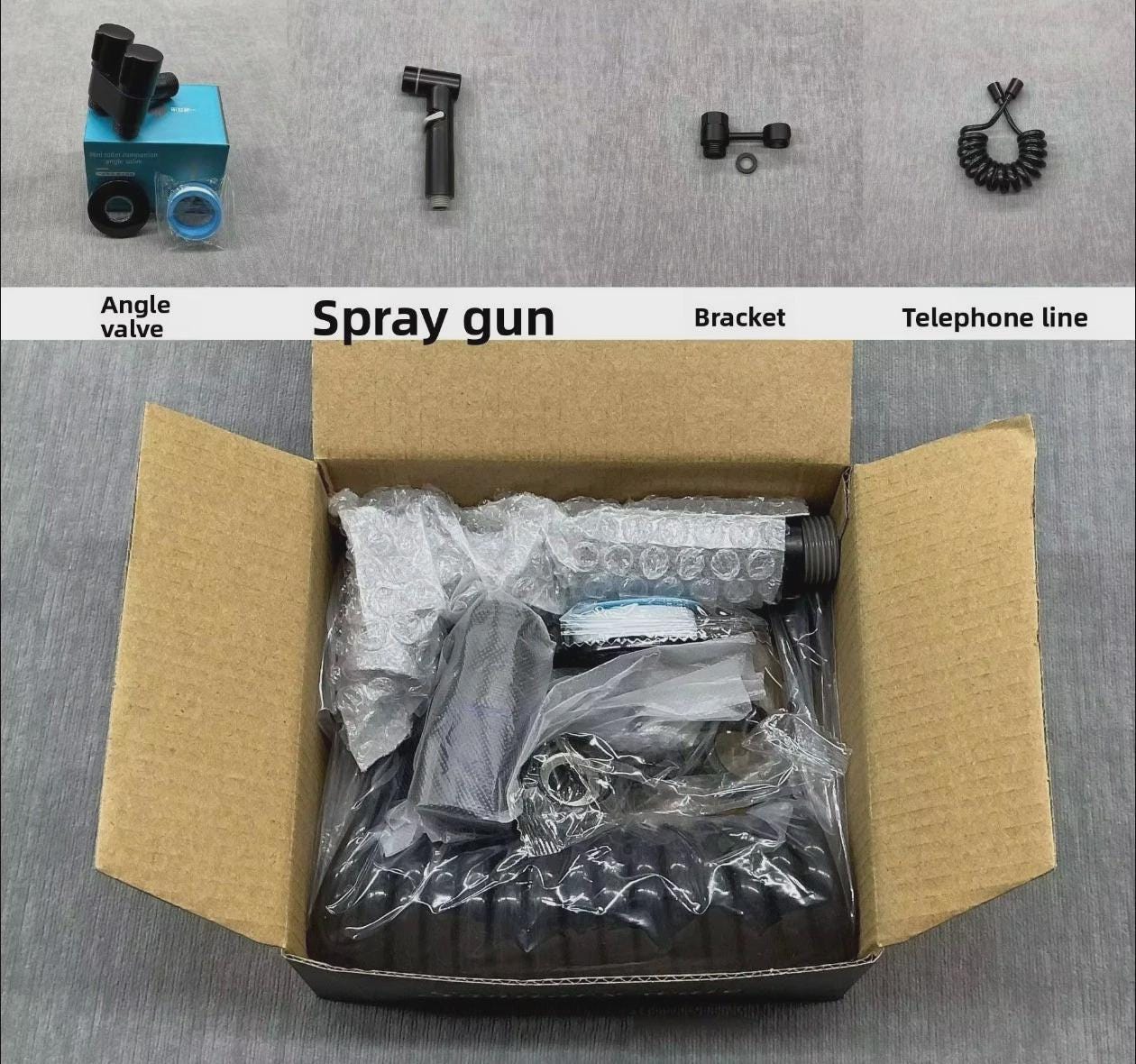 Premium Handheld Bidet Spray Set – 304 Stainless Steel Toilet Attachment