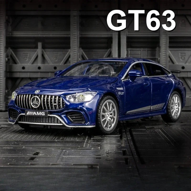 1: 32 Mercedes Benz AMG GT63 Children's high-end ornaments, gifts, and toys with sound and light alloy die-casting models