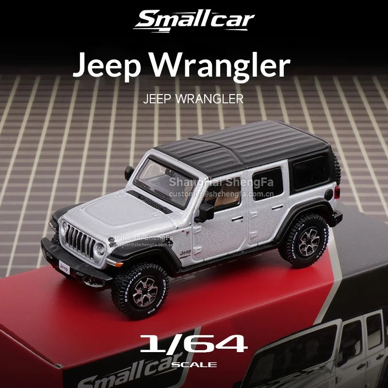 Smallcar 1:64 Jeep Wrangler Alloy Die-cast Model, Detailed Hardcore Off-Road Vehicle Replica for Collectors & Display
