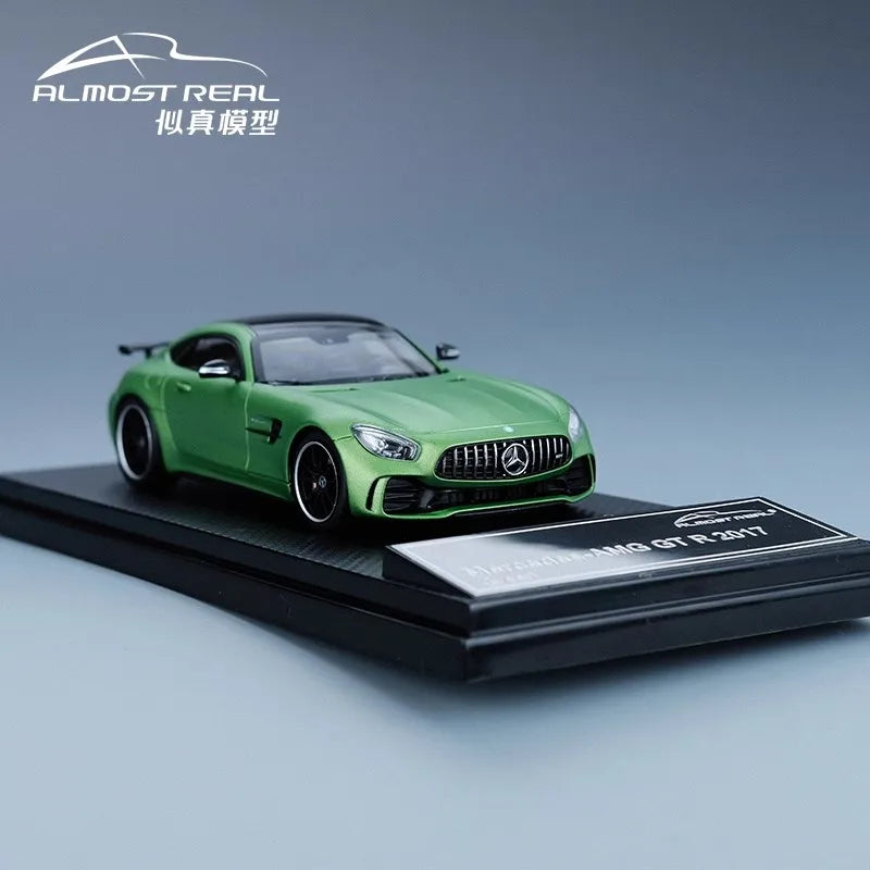 1/43 Almost Real Car Model Mercedes Benz AMG-GTR AR Alloy Car Model Simulation Room Display Cars Model Boy Custom Toy Gift