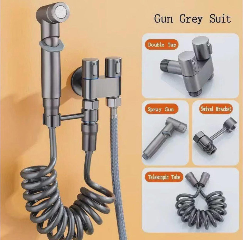 Premium Handheld Bidet Spray Set – 304 Stainless Steel Toilet Attachment