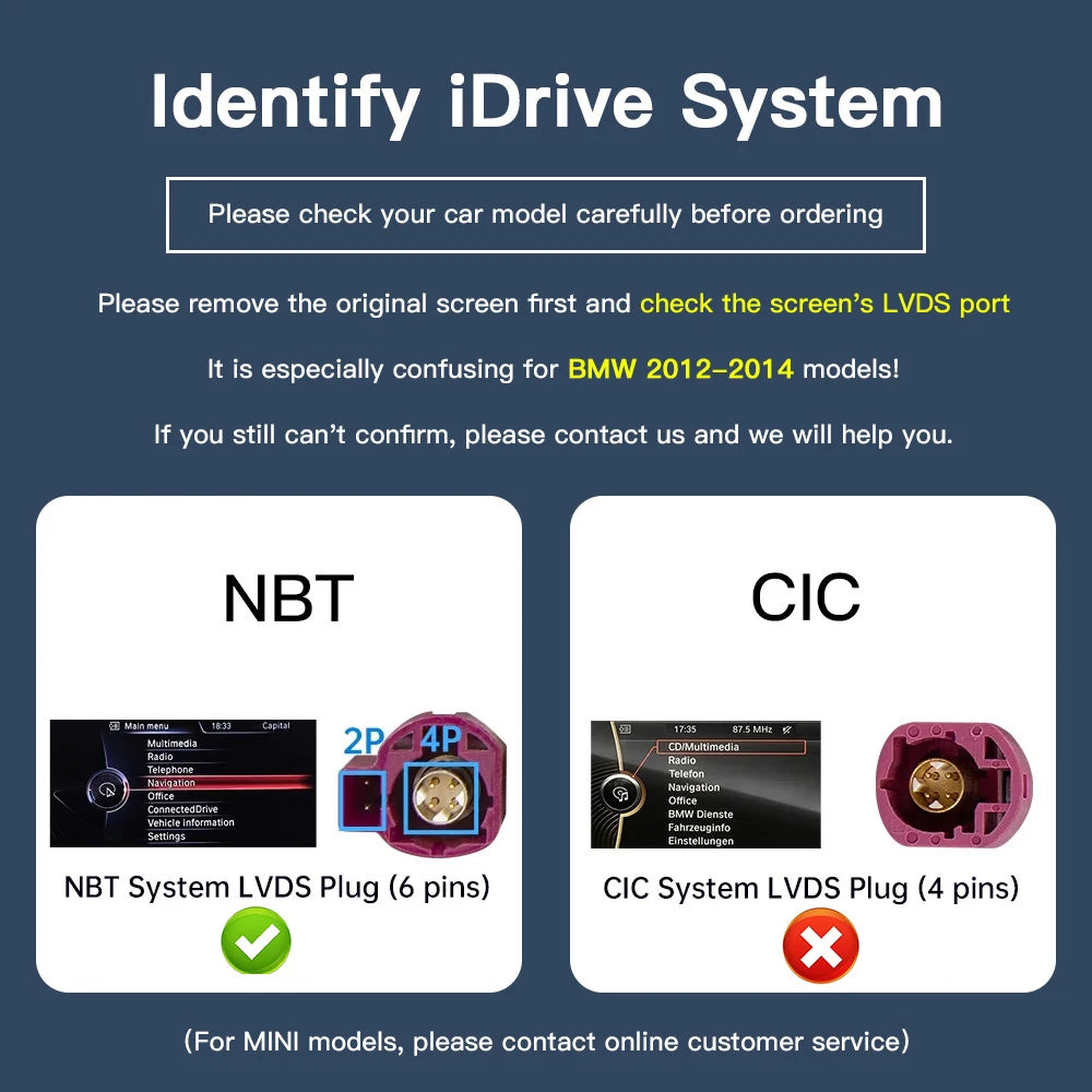 Wireless CarPlay And Android Auto For BMW NBT CIC System 1 2 3 4 5 6 7 Series X1 X3 X5 X6 F20-F25 F30-D36 F10 F48 F11 F10
