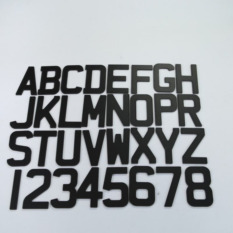  x175 DVLA Compliant Number Plate Digits –3D Gel, Premium Gel, 4D 3mm & Bevelled image 7