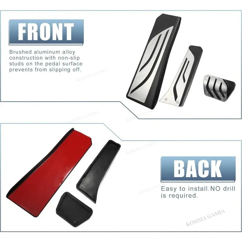 Brake Accelerator Fuel Car Pedal For BMW 1 2 3 4Series M3 M4 E87 E90 F20 F21 F30 F32 F36 F80 F82 Foot Rest Throttle Brake pedal