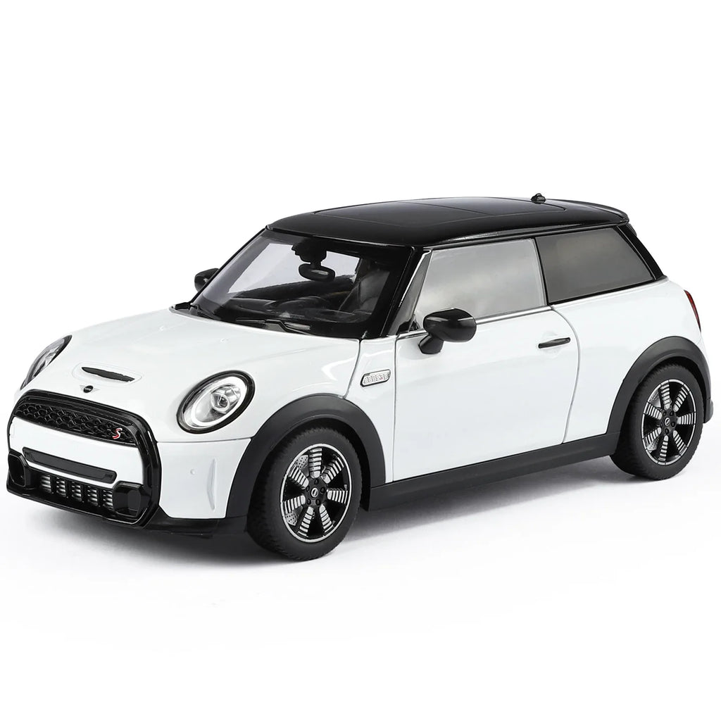 BMW 1:18 MINI Cooper S Genuine Licensed Alloy Diecast Model Car Opening Doors Collectible Photography Prop for Collectors