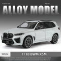 Official authorized 1:18 BMW X5M oversized SUV off-road vehicle Premium Model Toy car  Pull back toy car boys Gift collectibles