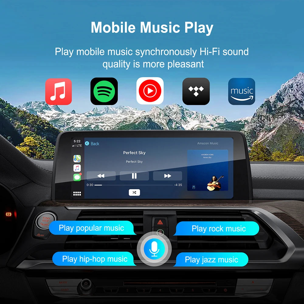 Wireless CarPlay For BMW NBT 1 2 3 4 5 7 Series F22 F10 F01 F02 X3 X4 F25 F26 MINI X4 X5 X6 F56 F15 F16 F85 Android Auto Decoder
