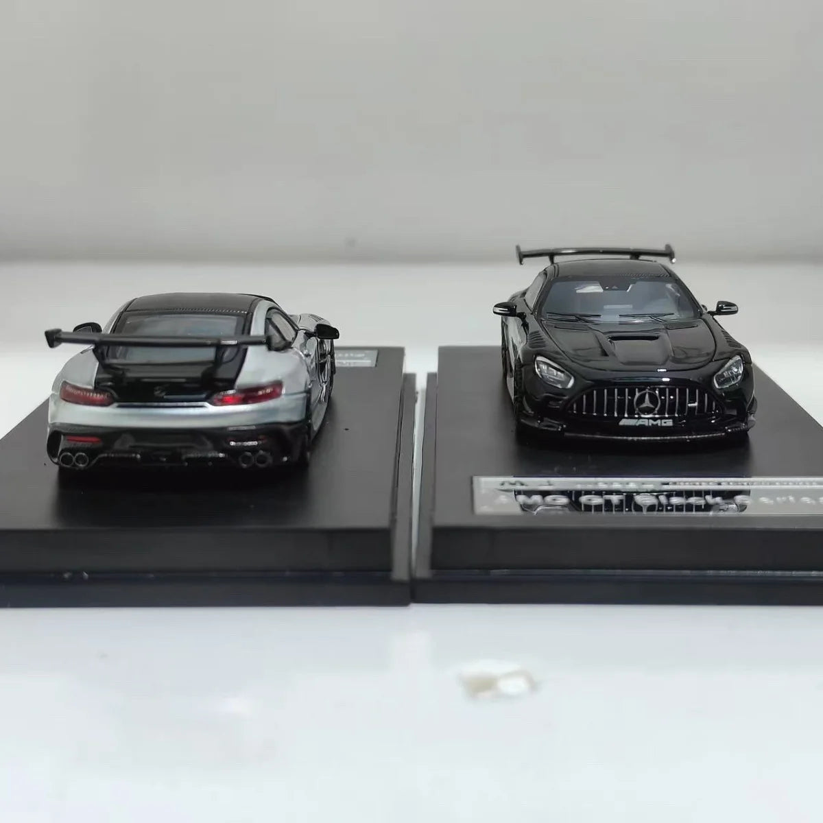 MJ Model 1:64 Mercedes Benz AMG GT Black Series Full Open Alloy Die Casting Car Model Collectible Gift Ornament