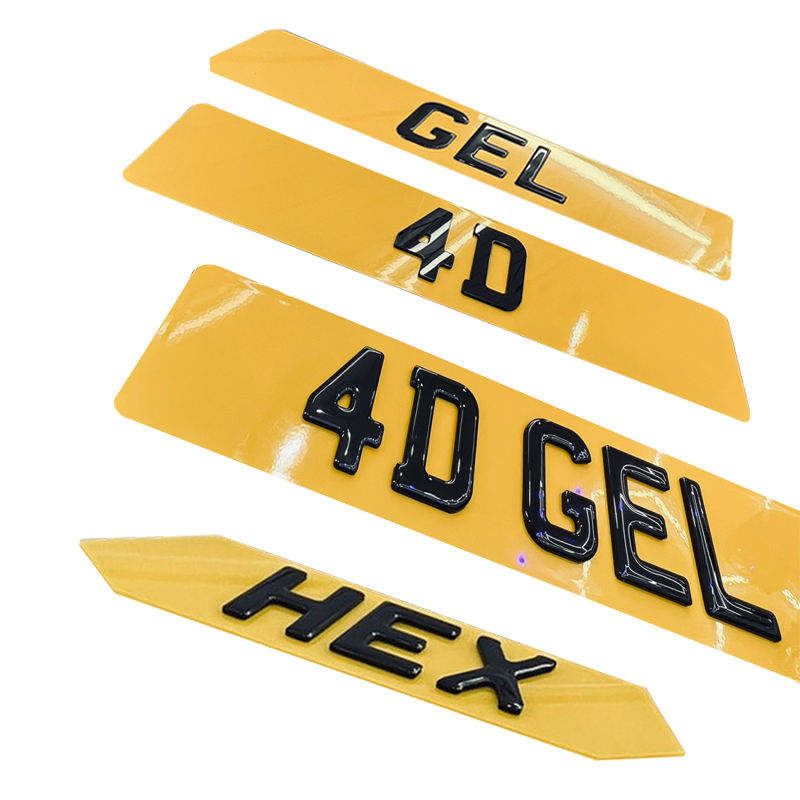 x350 DVLA Compliant Number Plate Digits – 3D Gel, Premium Gel, 4D 3mm & Bevelled image 11