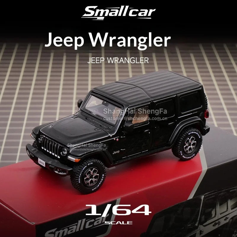 Smallcar 1:64 Jeep Wrangler Alloy Die-cast Model, Detailed Hardcore Off-Road Vehicle Replica for Collectors & Display