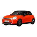 1:28 Simulation BMW Mini New Energy Alloy Car Model Door Can Open Sound and Light Power Car Ornament Collection Gift