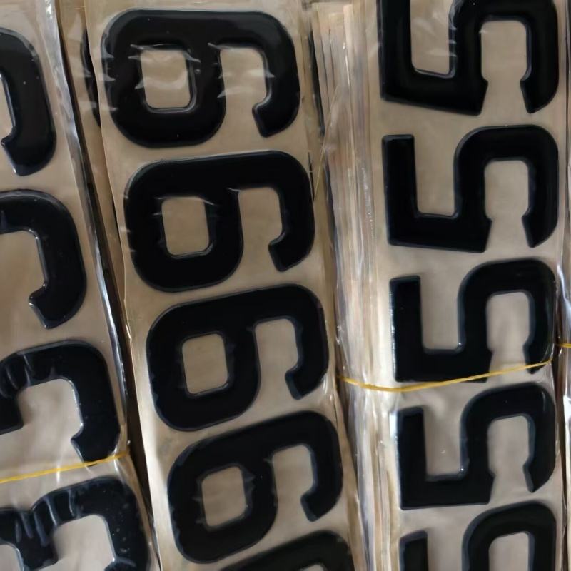 x350 DVLA Compliant Number Plate Digits – 3D Gel, Premium Gel, 4D 3mm & Bevelled image 4