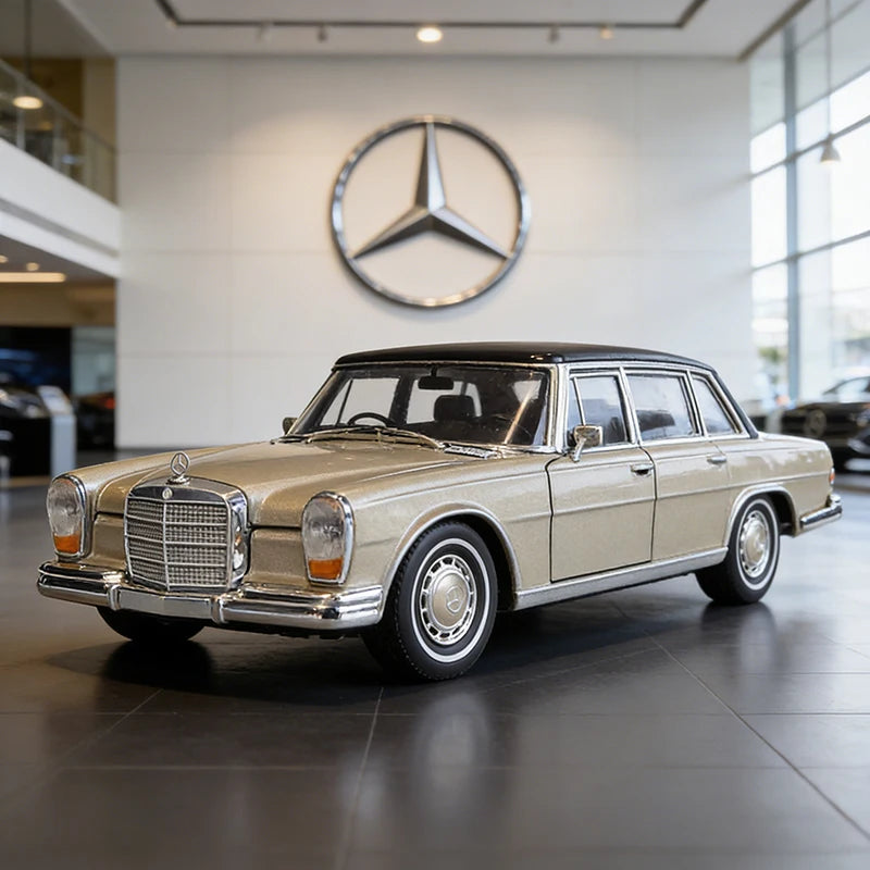 WELLY 1:24 Mercedes Benz 600 Luxury car Alloy Car Diecasts & Toy Vehicles Car Model Miniature Scale Model Car Toy For Children