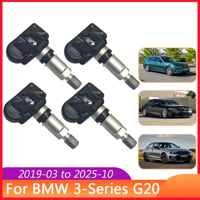 4PCS 36106877937 TPMS Sensor For  BMW 1-Series F40 2-Series G42 3-Series 4-Series Tire Pressure Monitoring System TPMS SENSOR